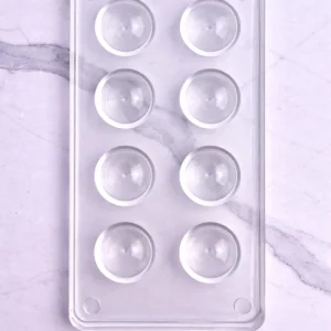 Round shape PC Chocolate Mold with Heavy Base