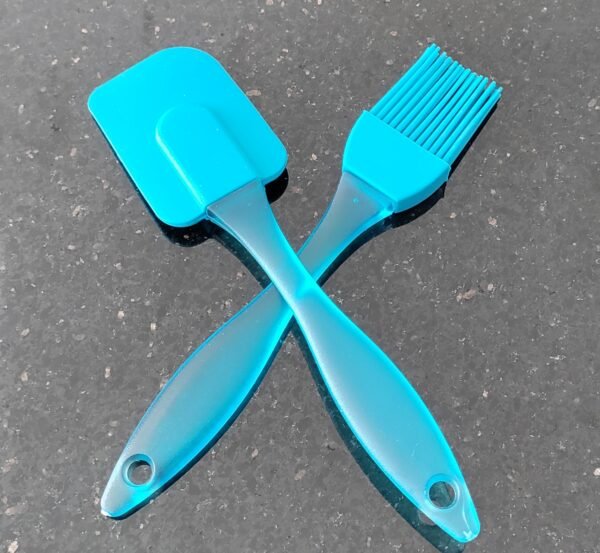 Silicon Spatula and Brush small size