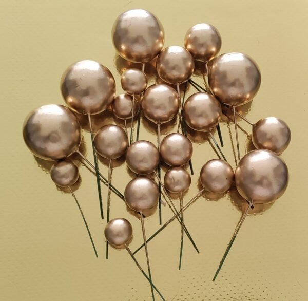 Gold Faux Ball 20 pcs set