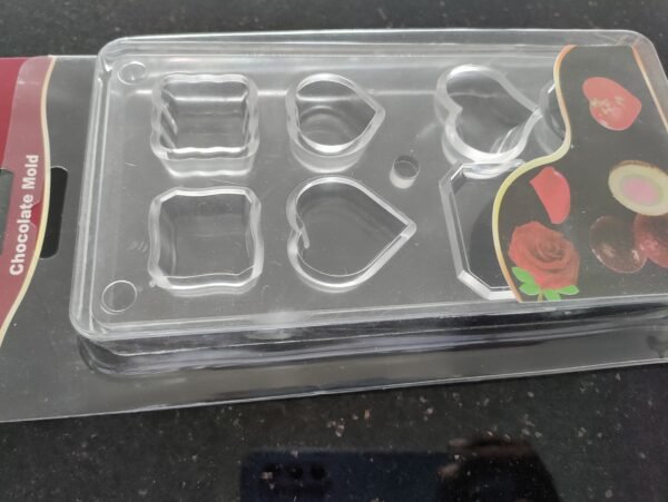 Multi shape PC Chocolate Mold with Heavy Base