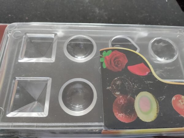 Multi shape PC Chocolate Mold with Heavy Base