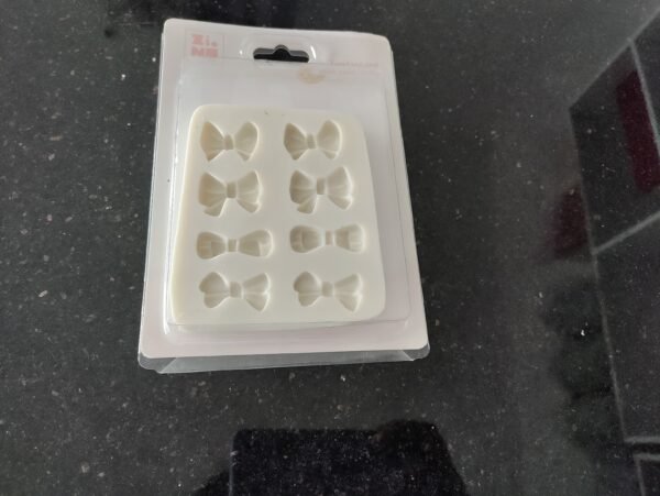 3D mini BOW fondant silicon mold