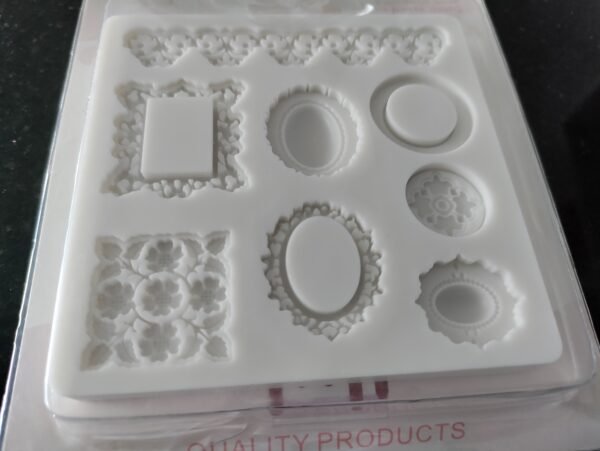 3D Border Design Fondant Silicon Mold