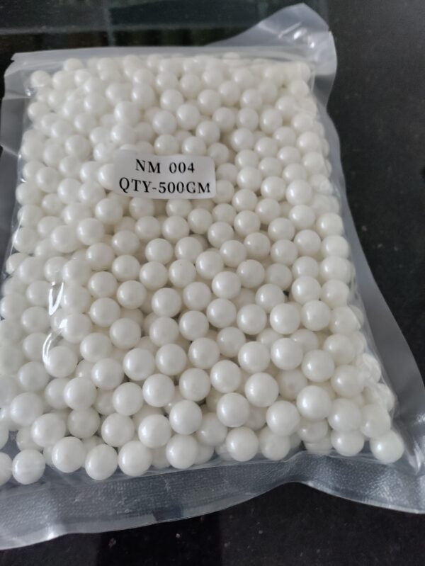 Sprinkles, Medium size white pearl candy for cake decoration 100g