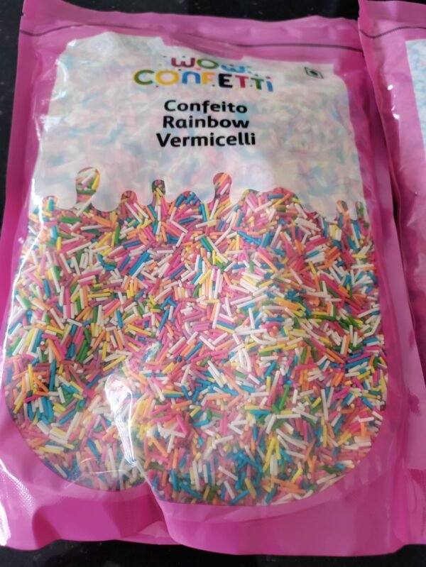 Vermicelli Sprinkles with mixed color 100g