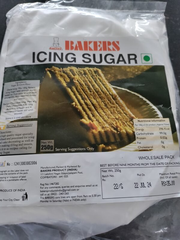 Icing sugar 250g Pack