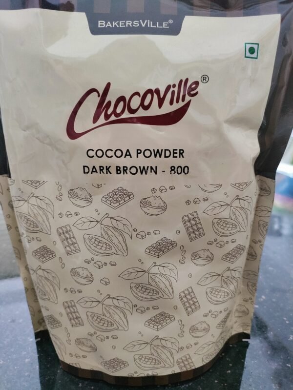 Coco powder | Bakers ville Brand| minimum order quantity250g| Chocoville Dark Brown - 800