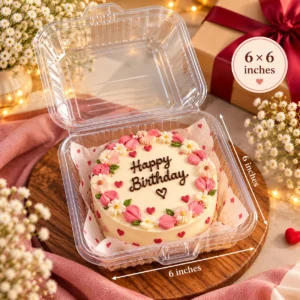 Transparent Bento Cake Box