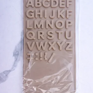 Alphabet Silicon Mold