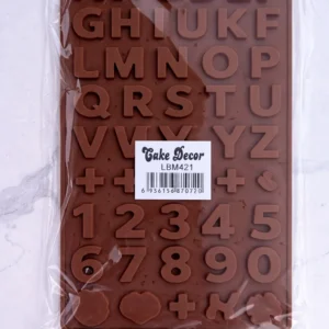 Alphabet Silicon Mold