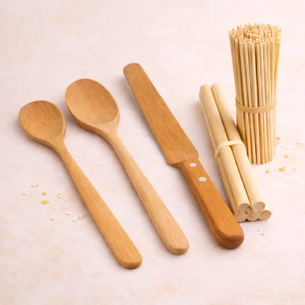 wooden Disposable Collections and Gloves