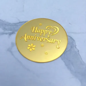 Happy Anniversary Coin Topper