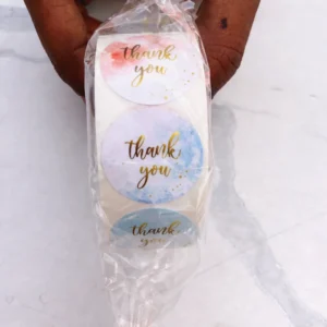 Thankyou Sticker 500pcs Roll