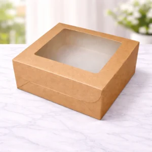 Half Kg Kraft Cake Box | Box Measurement 8*8*4