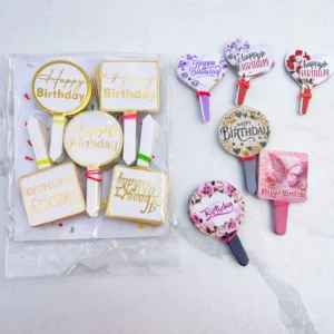 Paper Birthday Topper | Minimum 10 pcs | Only mixed options