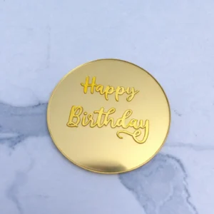 Happy Birthday Coin Topper