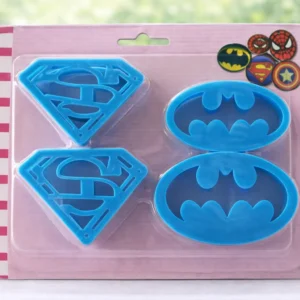 Super Hero Fondant Cutter 4 Pcs Set