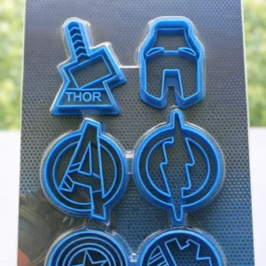 Super Hero Fondant Cutter 6 Pcs Set