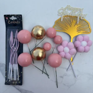 Faux Ball Complete Cake Set