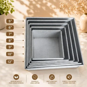 Square Brownie Tins