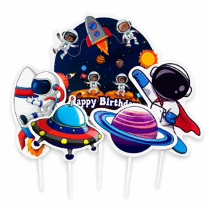 Space Theme Cake Topper
