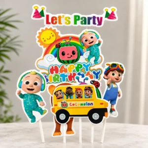 Cocomelon  Theme Cake Topper
