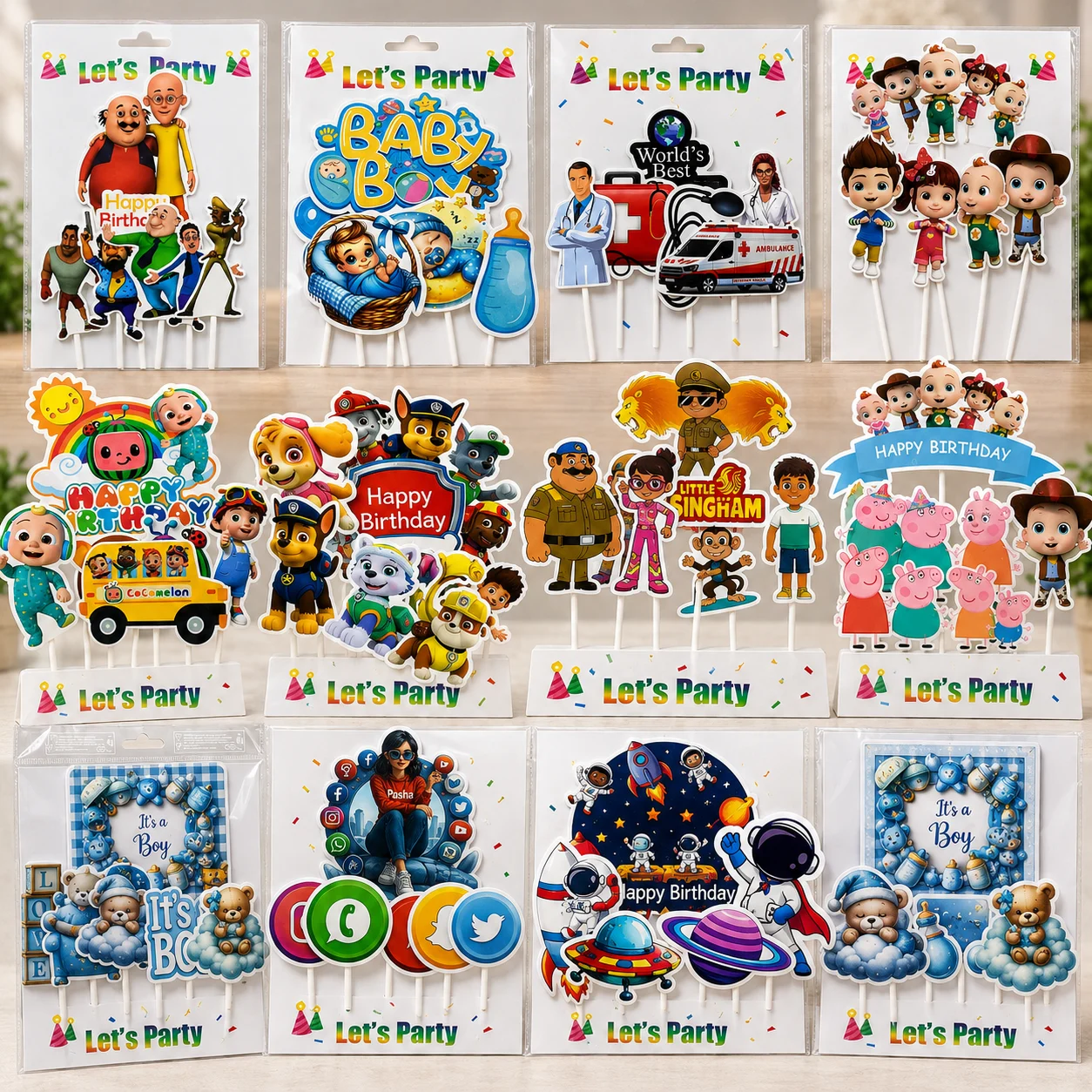 Theme Cake Toppers