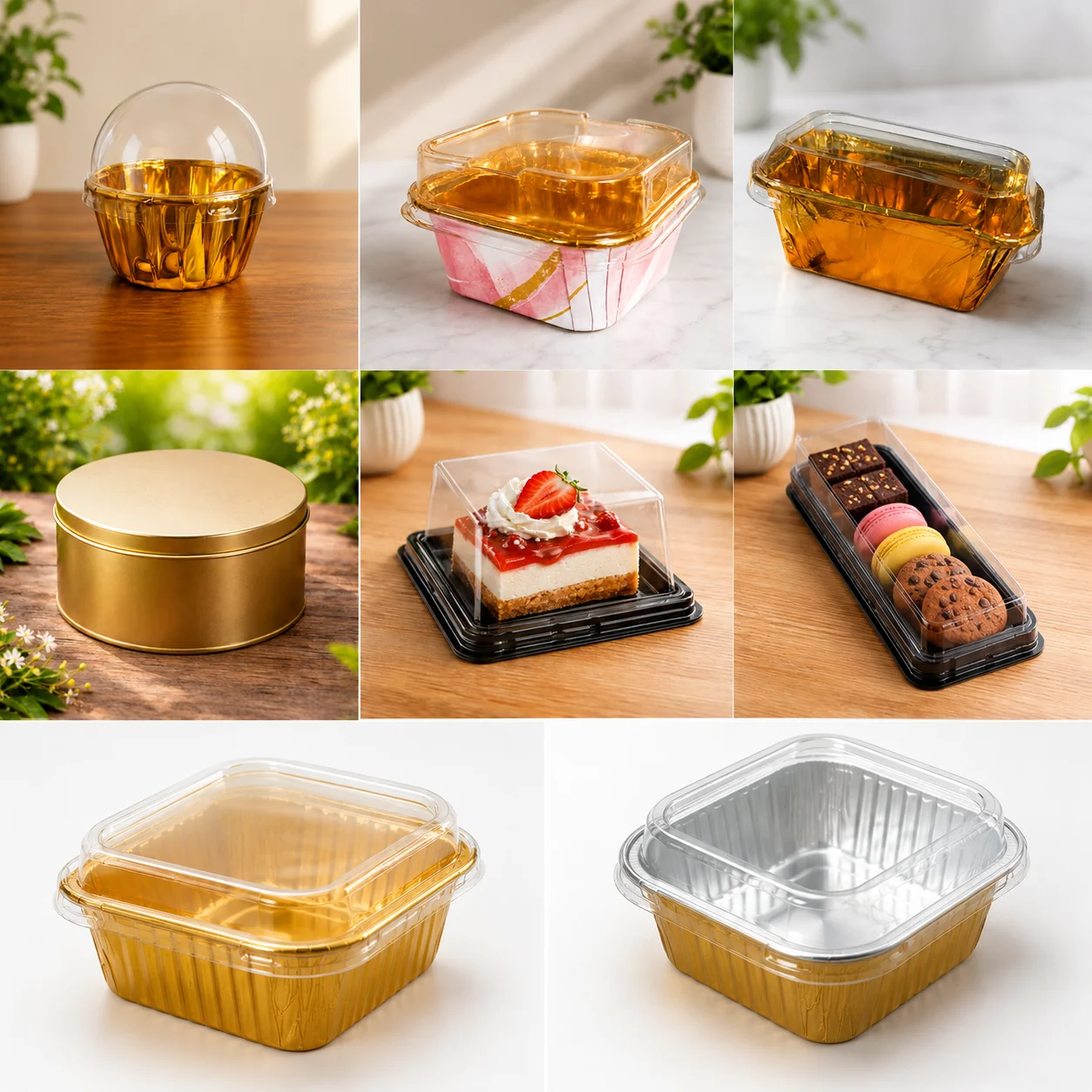 Foil Bakestable container