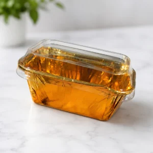 Rectangle Foil Baking Cups With Lid 8*8*4 cm | MOQ 10 Pcs