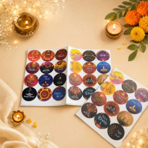 Diwali Stickers | Single Sheet 24 stickers