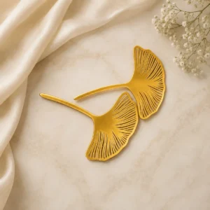 Golden Feather Topper 2 pcs | Cake Topper