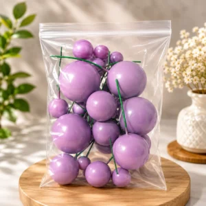 lilac Purple Faux ball