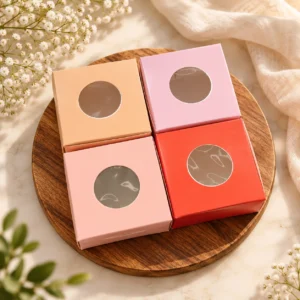 Set of 7 Multi color 3*3 inch single piece Brownie Box